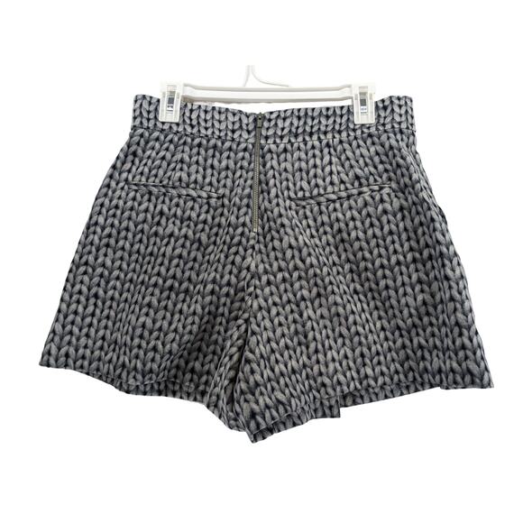 Banana Republic Skort Shorts 10 Gray Wide Leg‎ Front Banded Waist Printed Casual - Picture 2 of 9